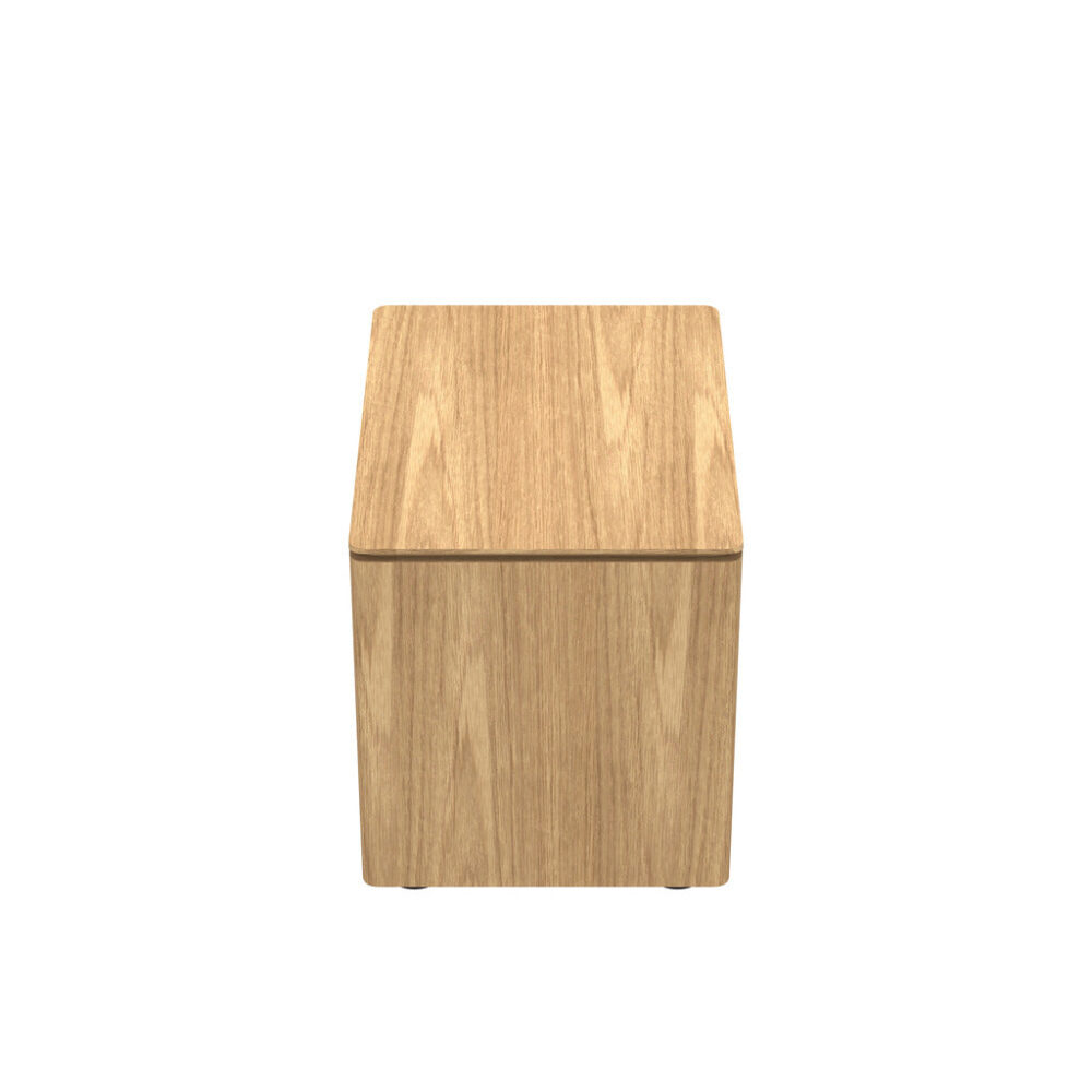 Norris Bedside Table - Natural Oak - Image 4