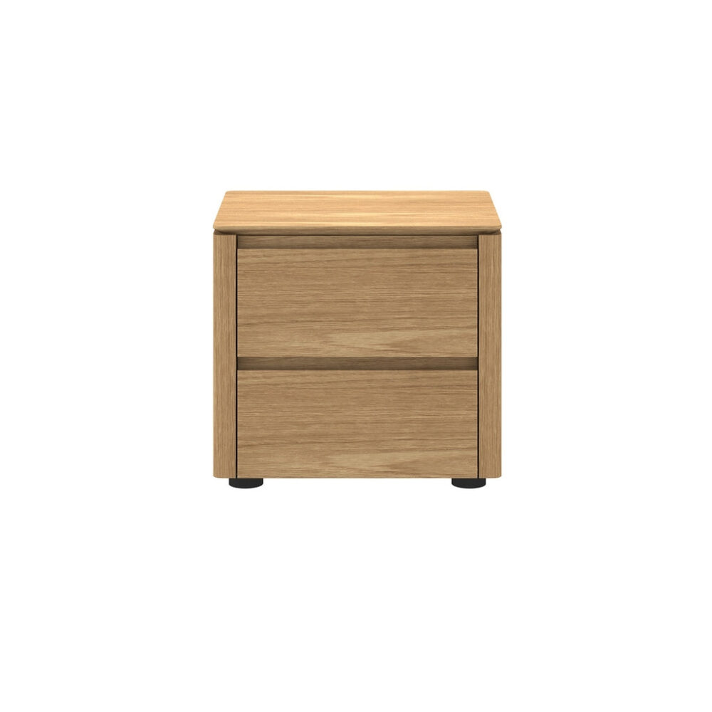 Norris Bedside Table - Natural Oak - Image 2