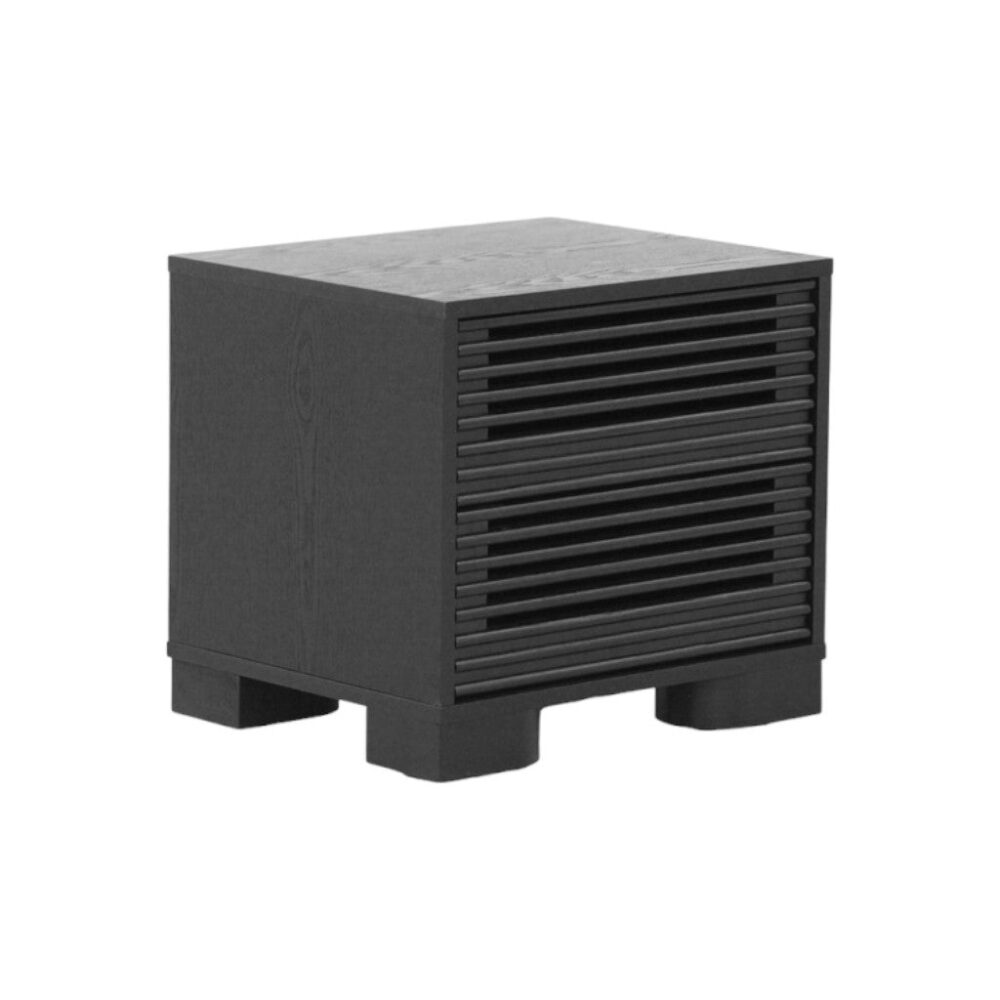 Riley Bedside Table - Full Black