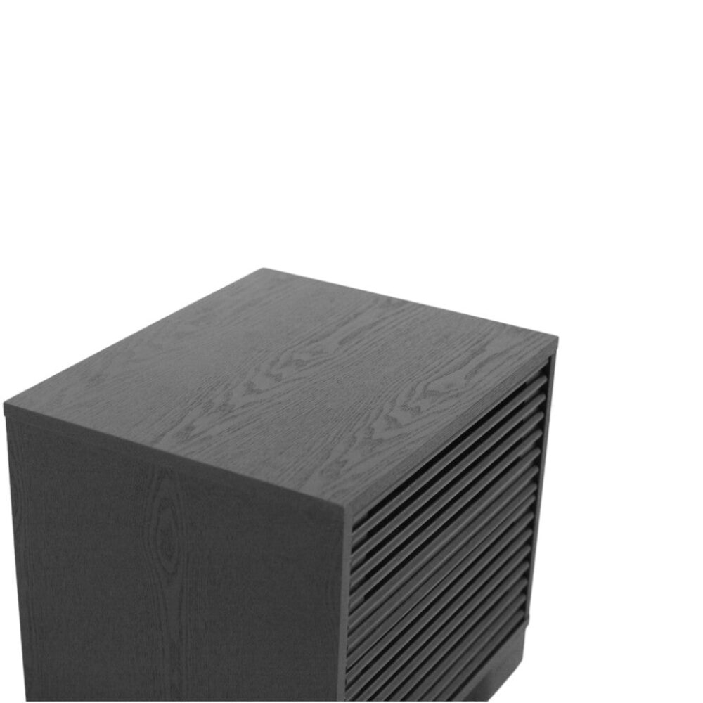 Riley Bedside Table - Full Black - Image 3