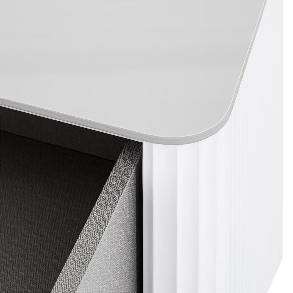 Higgins Bedside Table - White - Image 5
