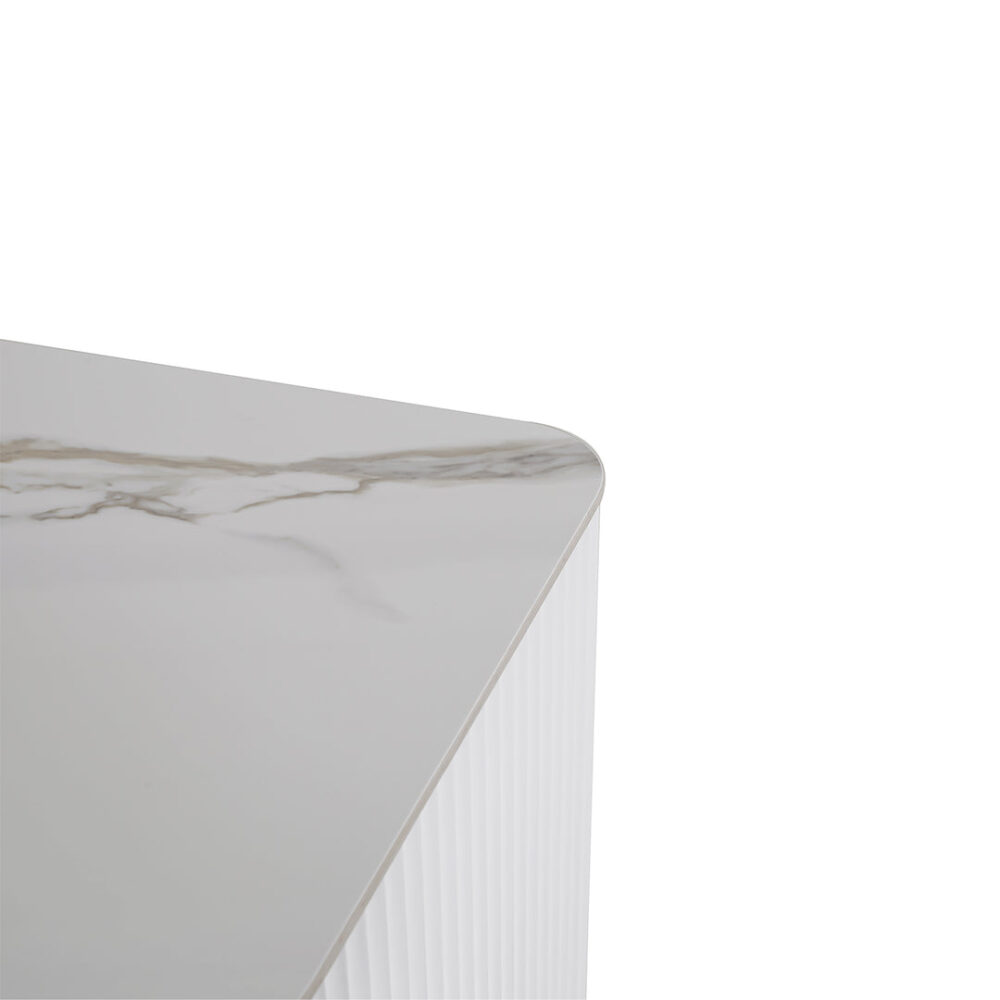 Higgins Bedside Table - White - Image 6