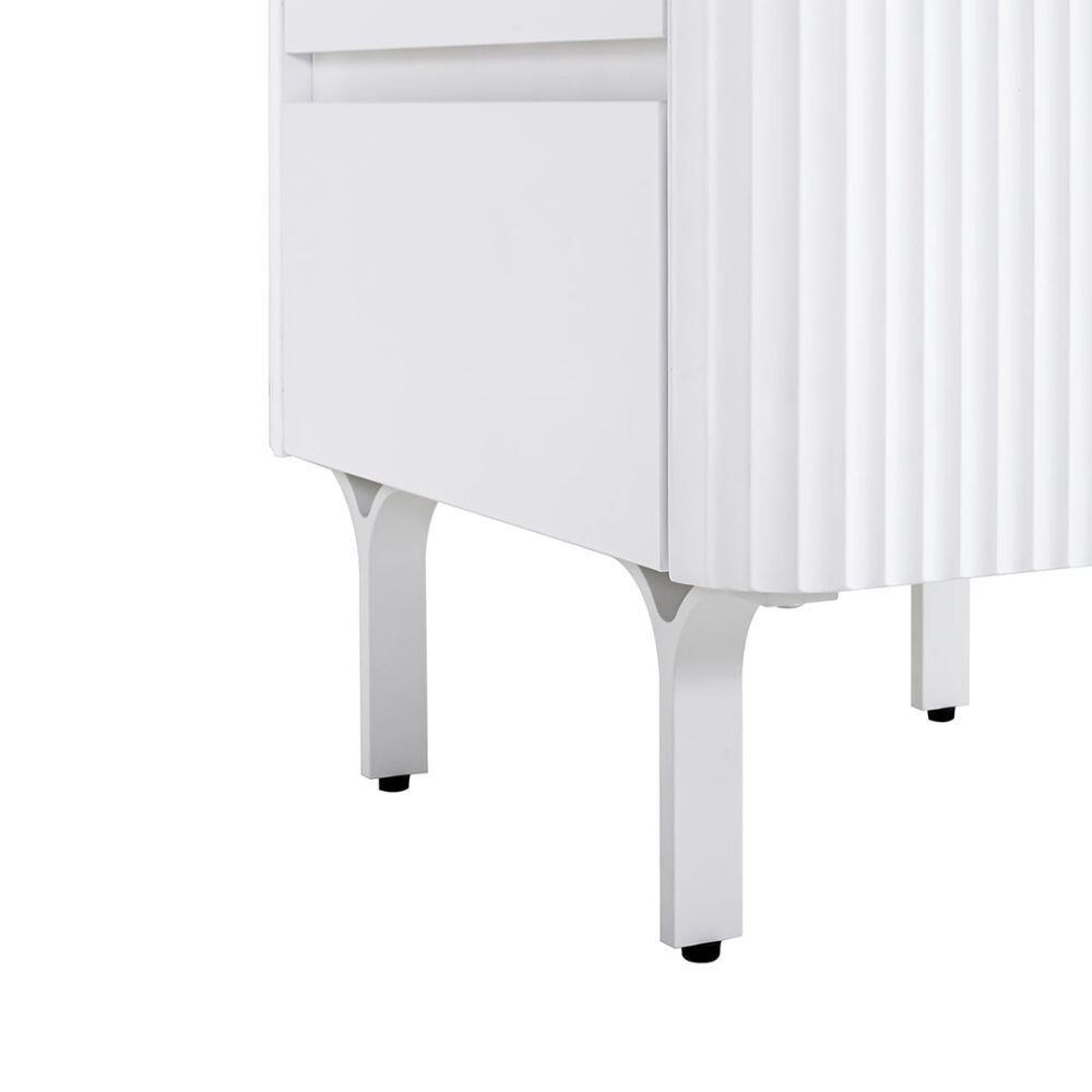Higgins Bedside Table - White - Image 3