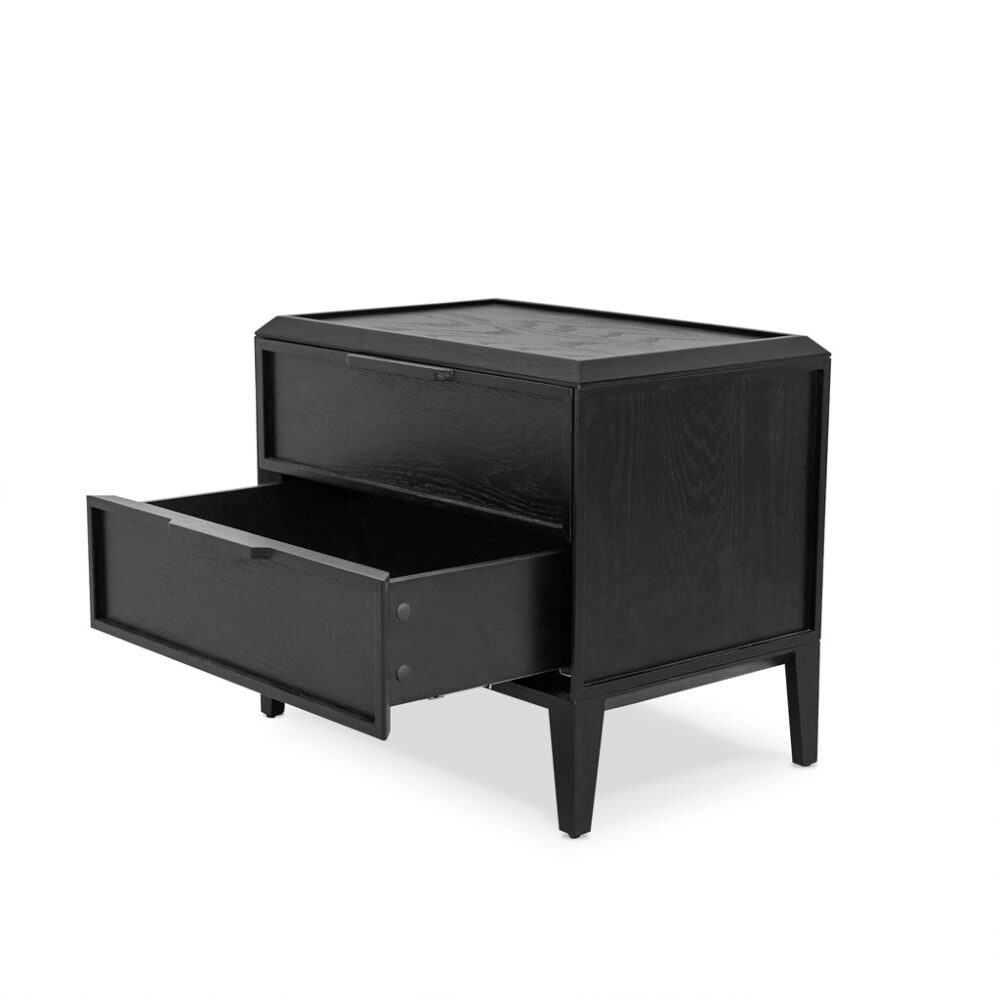 Imrich Bedside Table - Full Black - Image 5