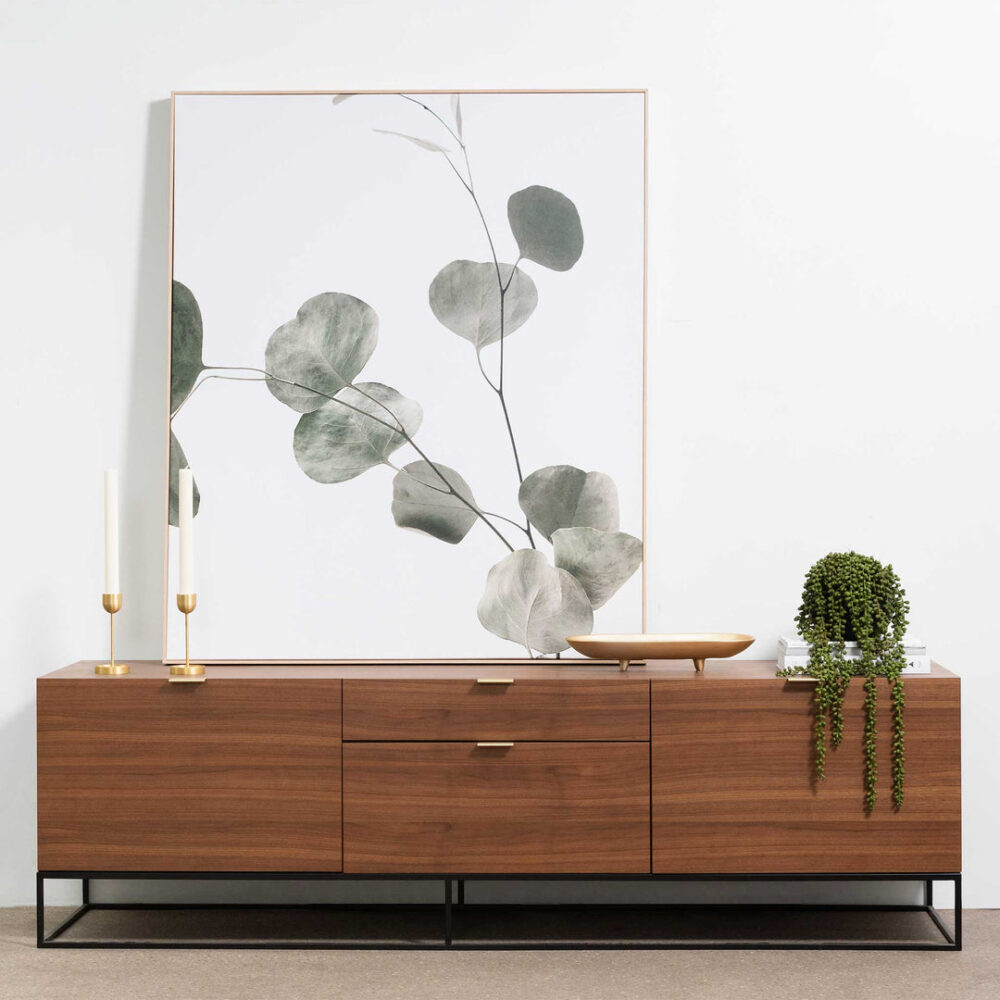 Talia 180cm Wooden TV Entertainment Unit - Walnut - Last One - Image 2