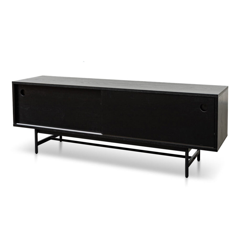 Alvarez 160cm Wooden TV Entertainment Unit - Black