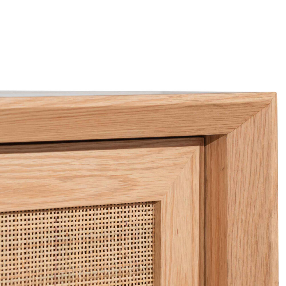 Talley Rattan Doors 2.3m TV Entertainment Unit - Natural - Image 11
