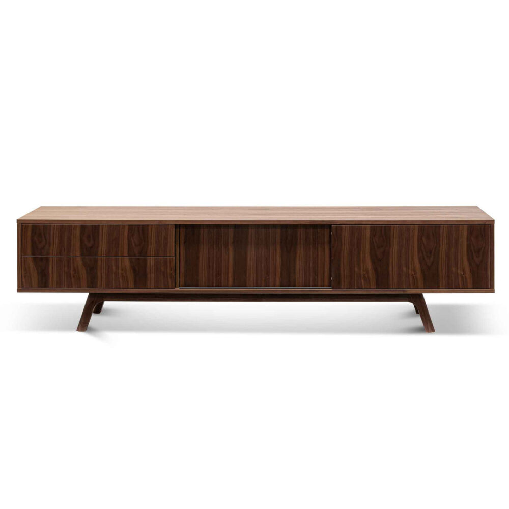 Ella 2.1m TV Entertainment Unit - Walnut
