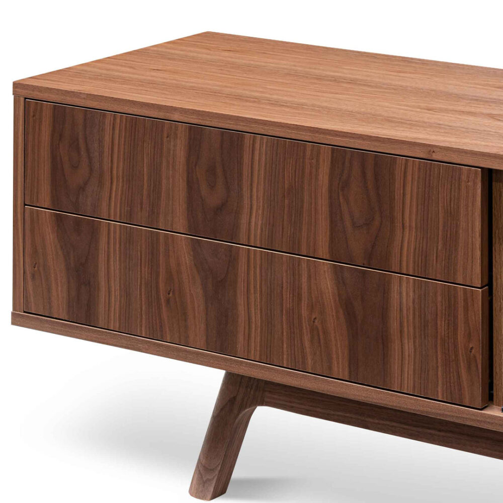Ella 2.1m TV Entertainment Unit - Walnut - Image 7