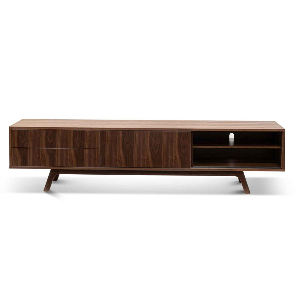 Ella 2.1m TV Entertainment Unit - Walnut - Image 6