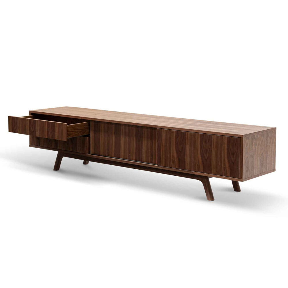 Ella 2.1m TV Entertainment Unit - Walnut - Image 3