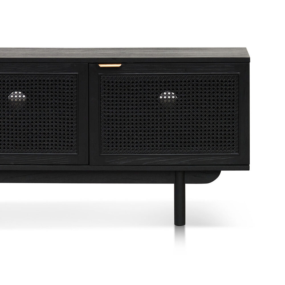 Benitez 1.7m ELM TV Entertainment Unit - Full Black - Image 8