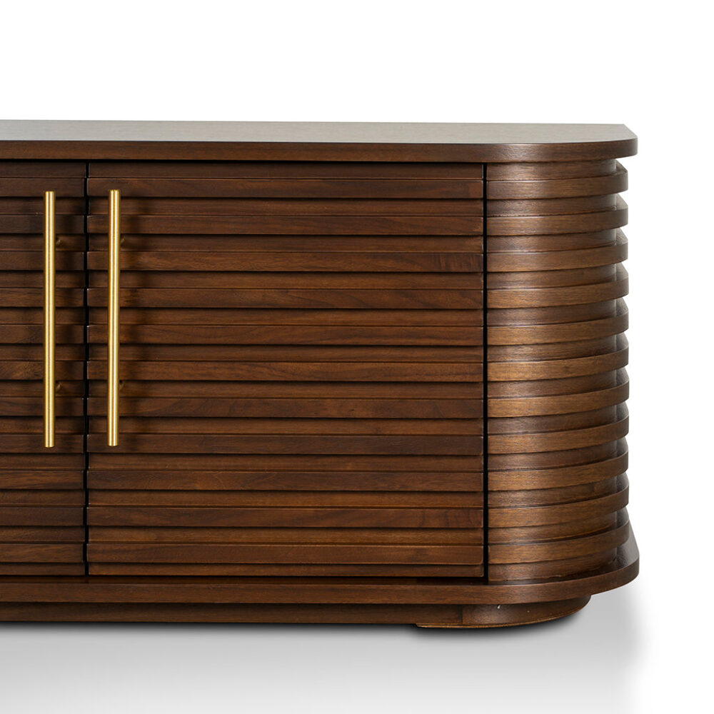 Domenic 2.3m TV Entertainment Unit - Walnut - Image 11