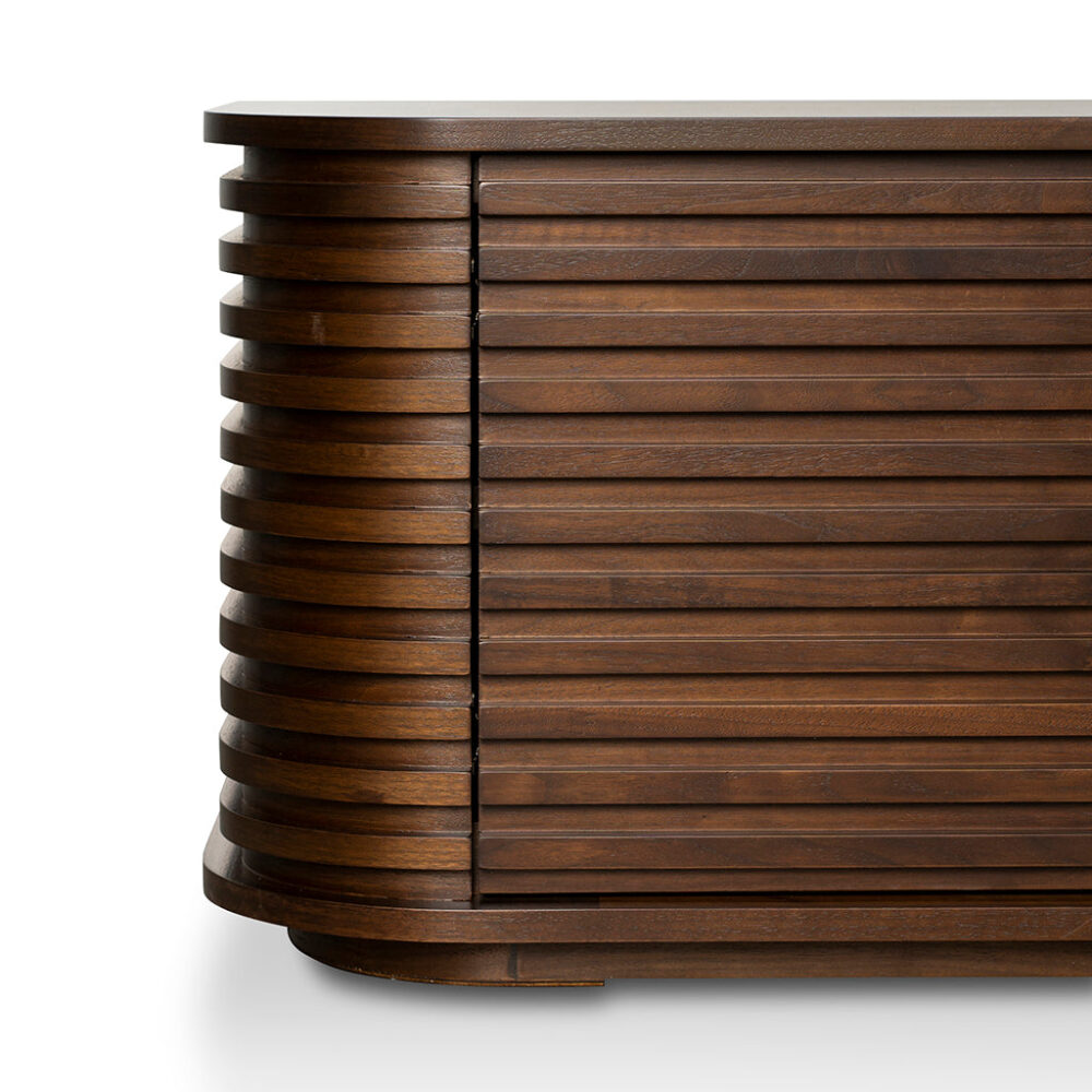 Domenic 2.3m TV Entertainment Unit - Walnut - Image 12