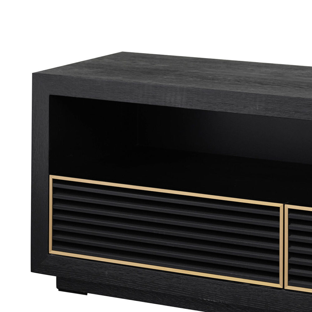 Claude 2m TV Entertainment Unit - Textured Espresso Black - Image 5