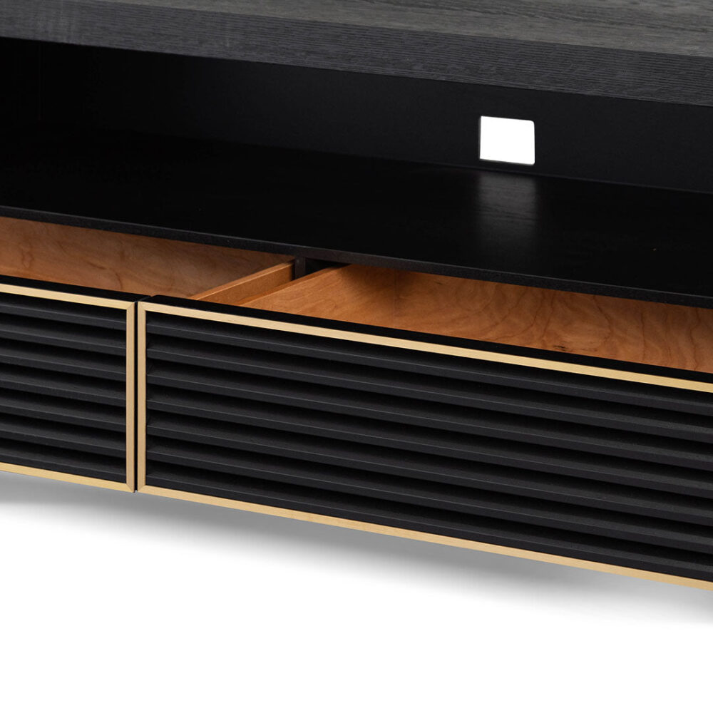 Claude 2m TV Entertainment Unit - Textured Espresso Black - Image 8