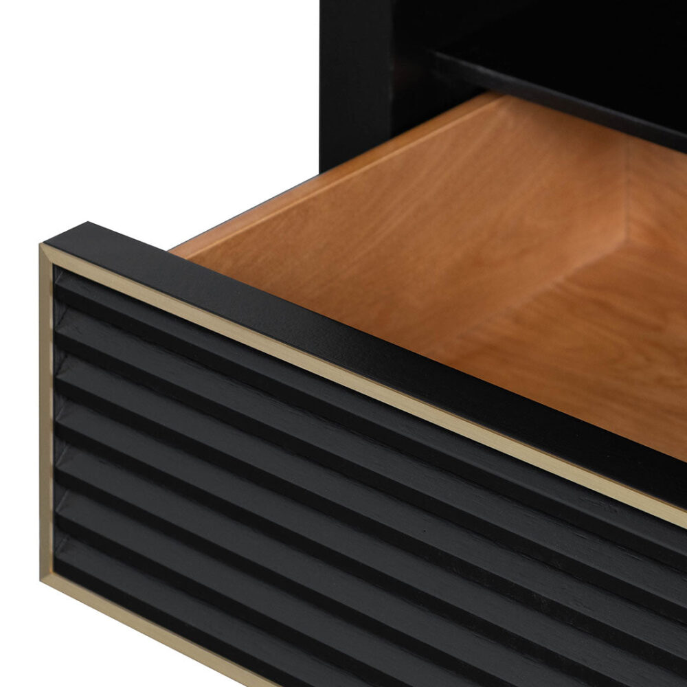 Claude 2m TV Entertainment Unit - Textured Espresso Black - Image 7