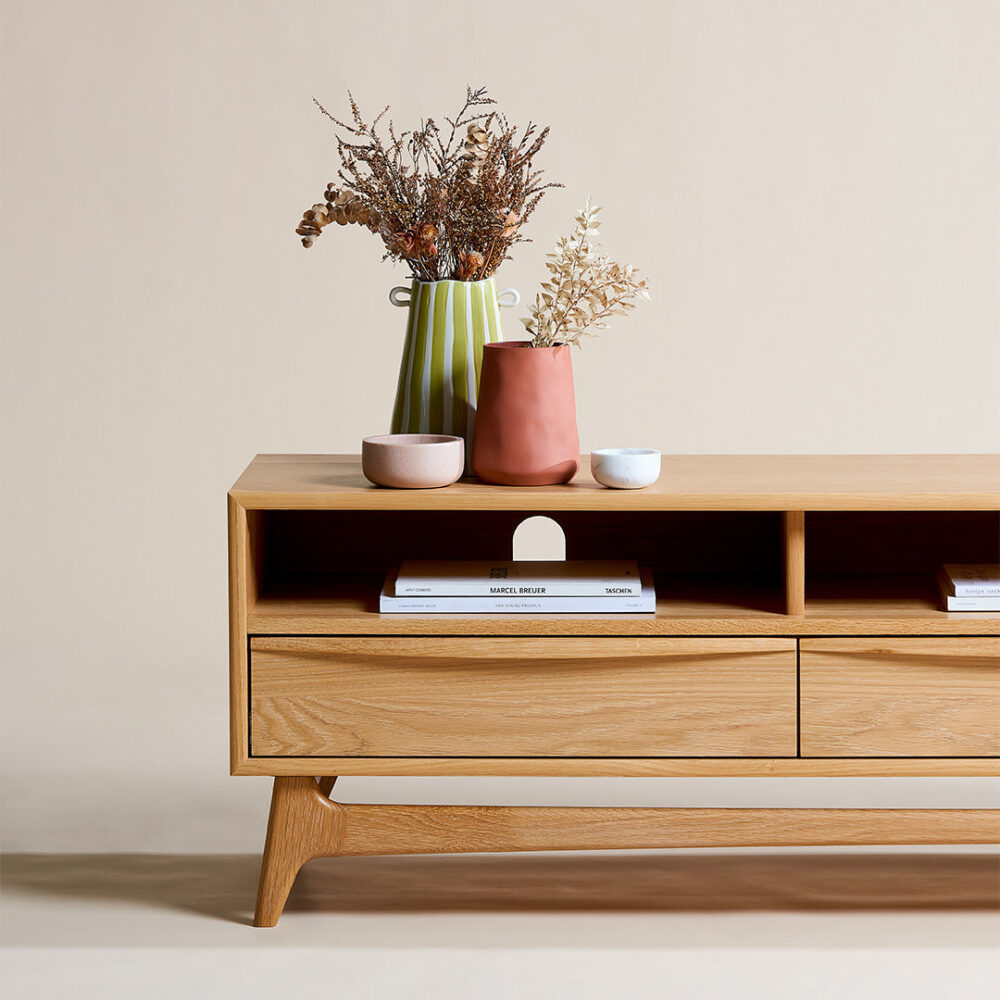 Brendon 1.8m TV Entertainment Unit - Natural Oak - Image 2