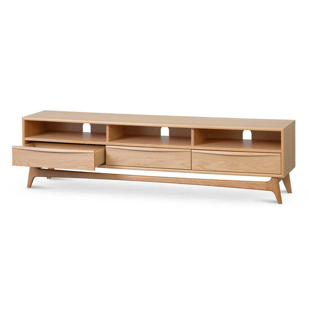 Brendon 1.8m TV Entertainment Unit - Natural Oak - Image 4