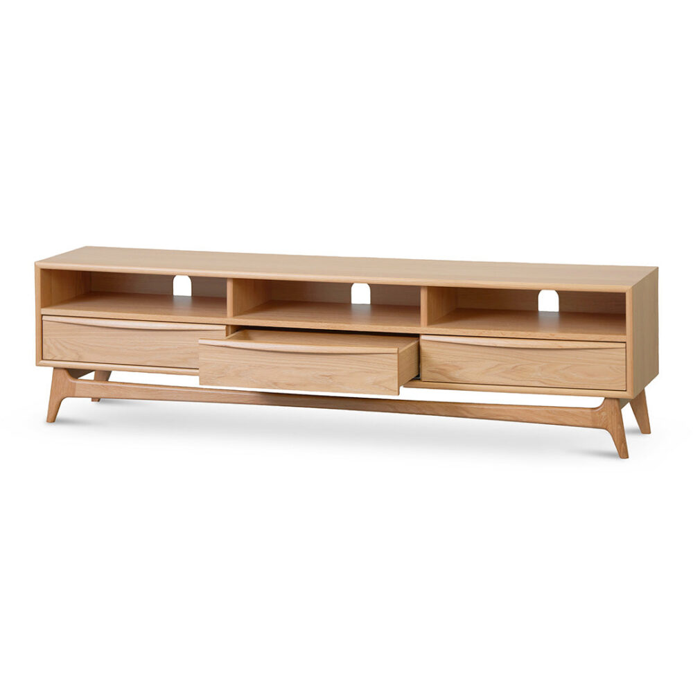 Brendon 1.8m TV Entertainment Unit - Natural Oak - Image 5