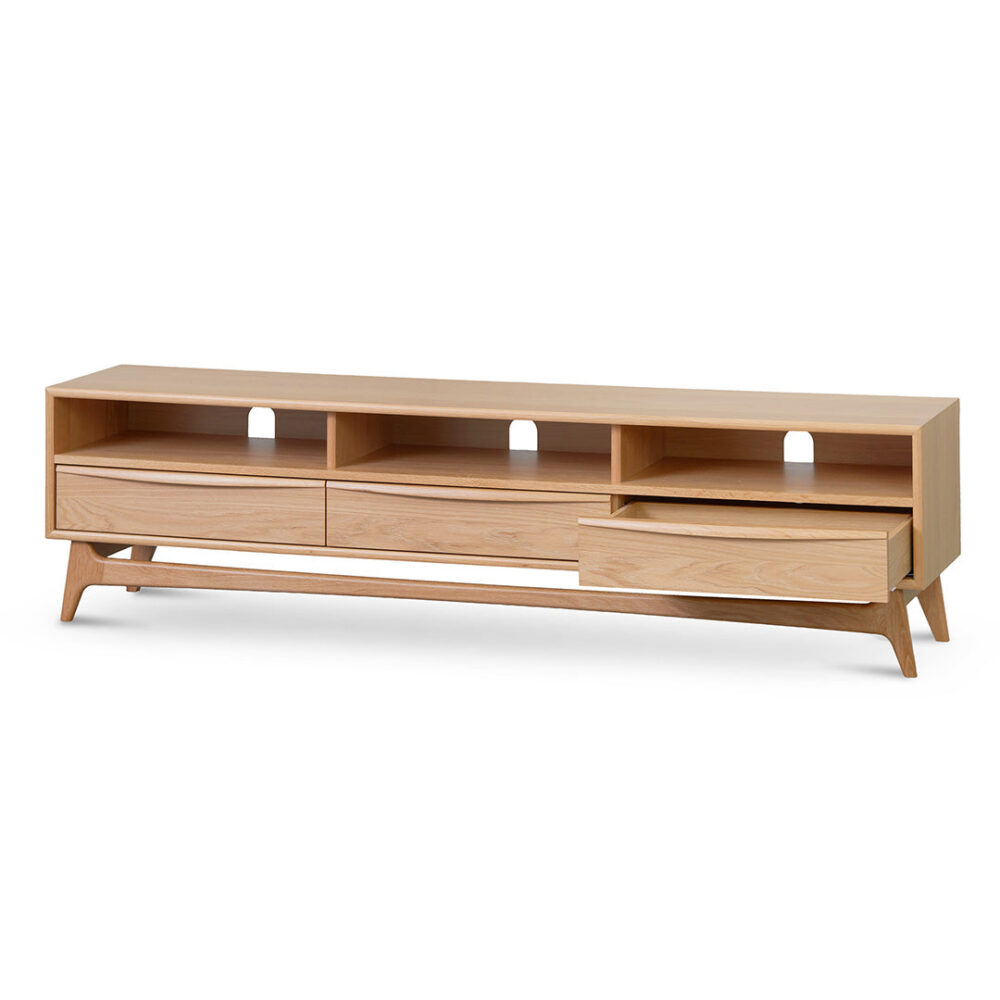 Brendon 1.8m TV Entertainment Unit - Natural Oak - Image 6