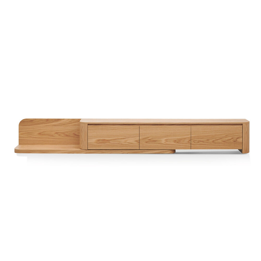 Anna Extendable TV Entertainment Unit - Natural Oak - Image 4