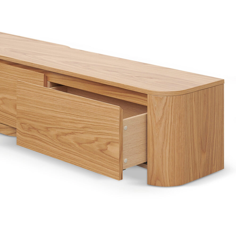 Anna Extendable TV Entertainment Unit - Natural Oak - Image 9