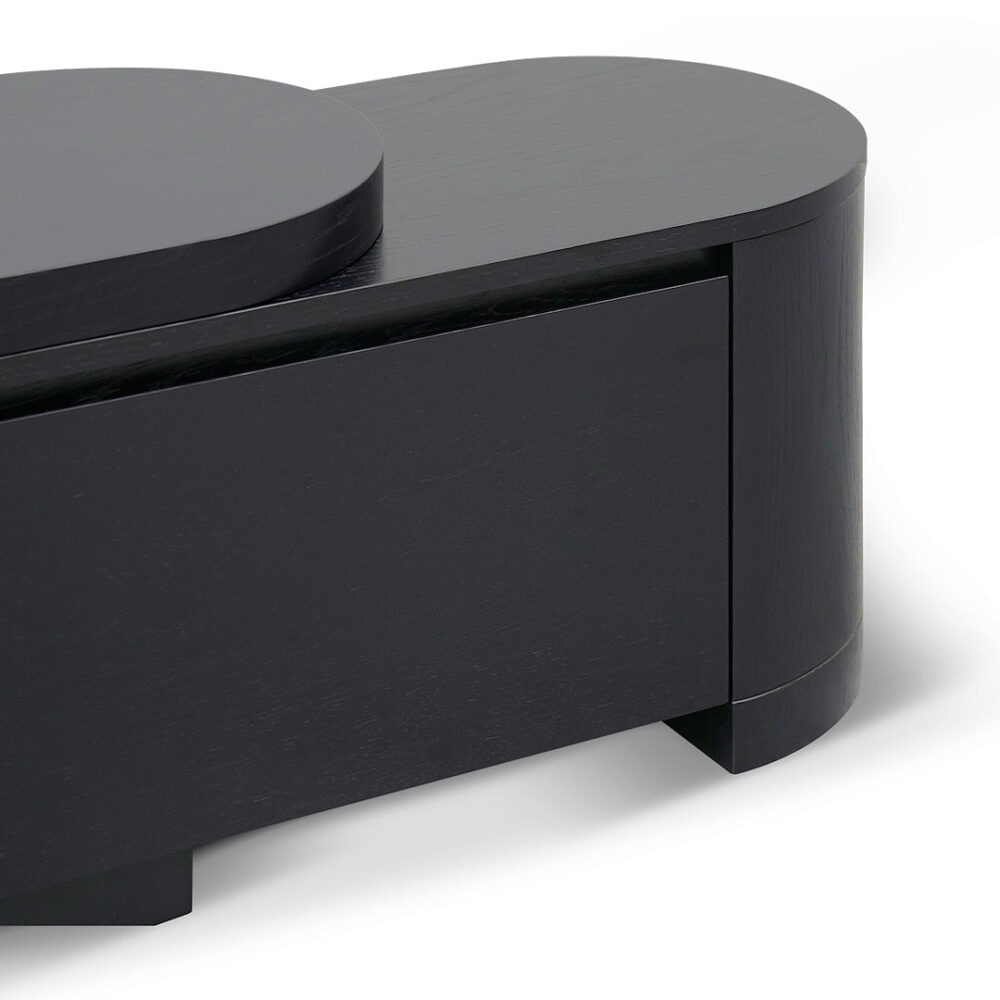 Eliza Extendable TV Entertainment Unit - Full Black Oak - Image 10