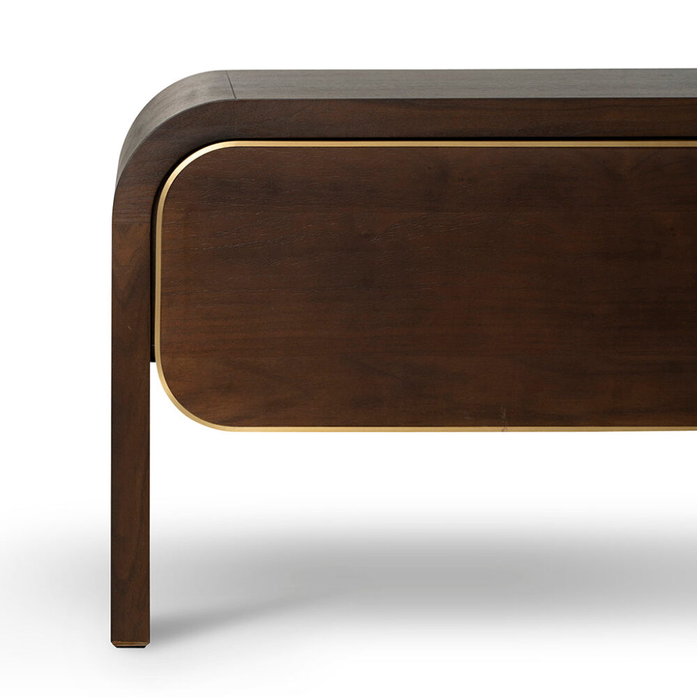 Boran 2m TV Entertainment Unit - Walnut - Image 9