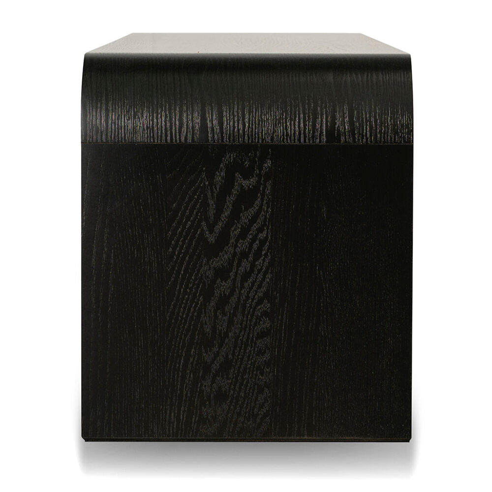 Boran 2m TV Entertainment Unit - Textured Espresso Black - Image 7
