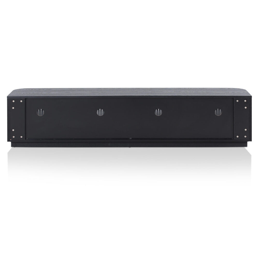 Tahlia 2m TV Entertainment Unit - Full Black - Image 5