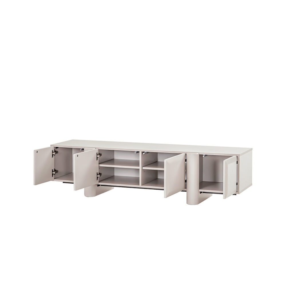 Ariyah 1.6m TV Entertainment Unit - Light Grey - Image 3