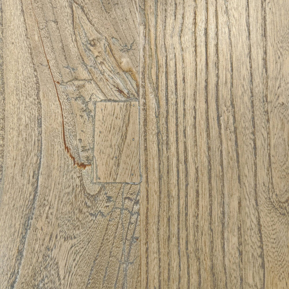 Edwin Reclaimed Elm Wood 3m Dining Table -1.2m (W) - Upgraded Top - Image 7