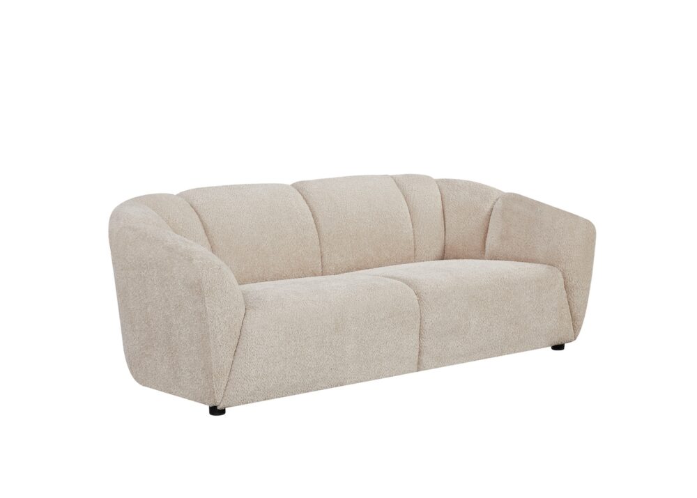 Ador 3 seater sofa - Boucle Almond - Image 3