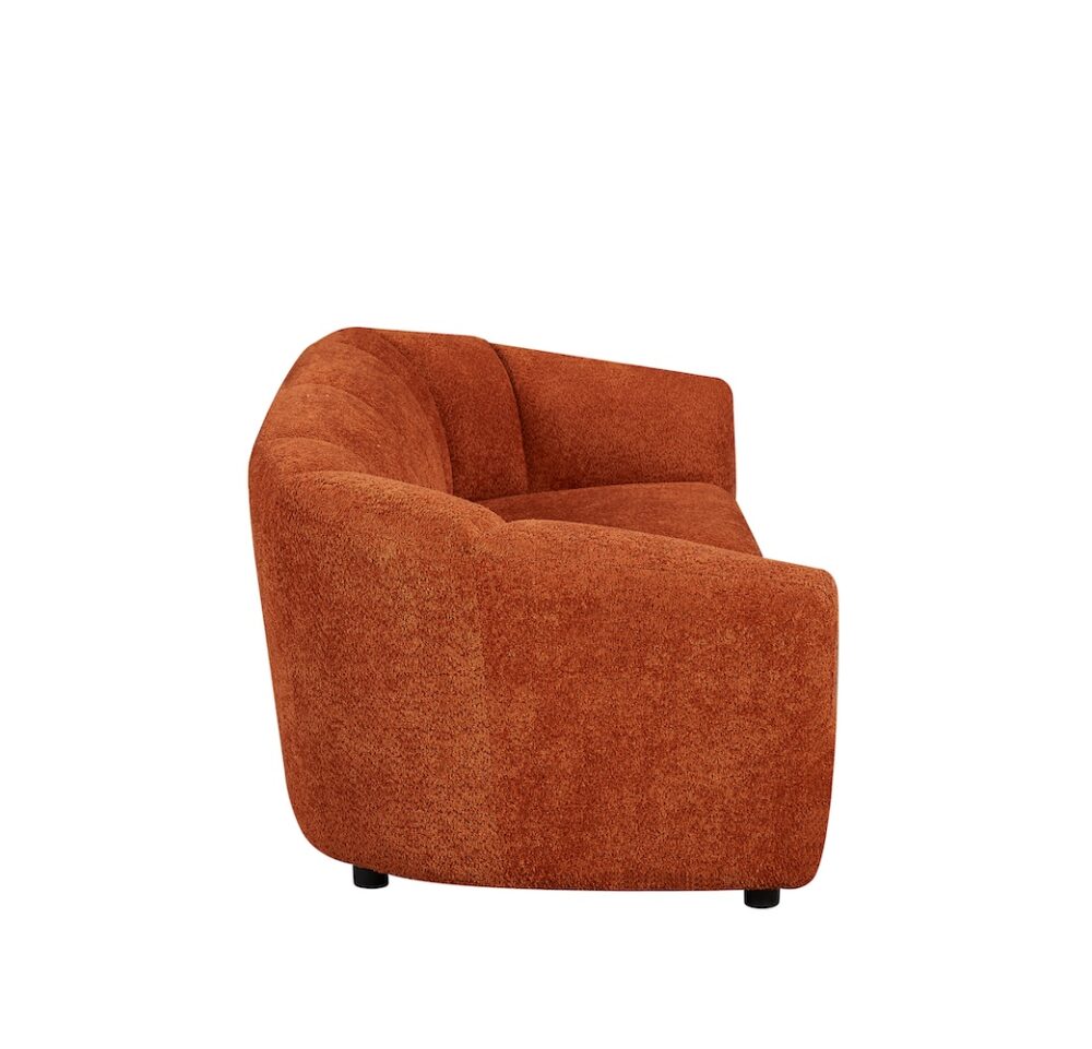 Ador 3 Seater Sofa - Boucle Tangerine – SOLD OUT - Image 10