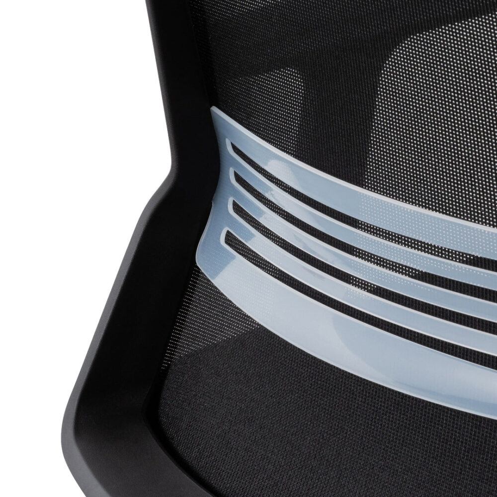 Barton Mesh Office Chair - Full Black - Image 2
