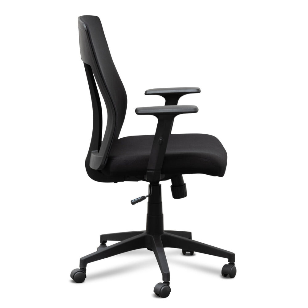 Benson Mesh Office Chair - Black - Image 4