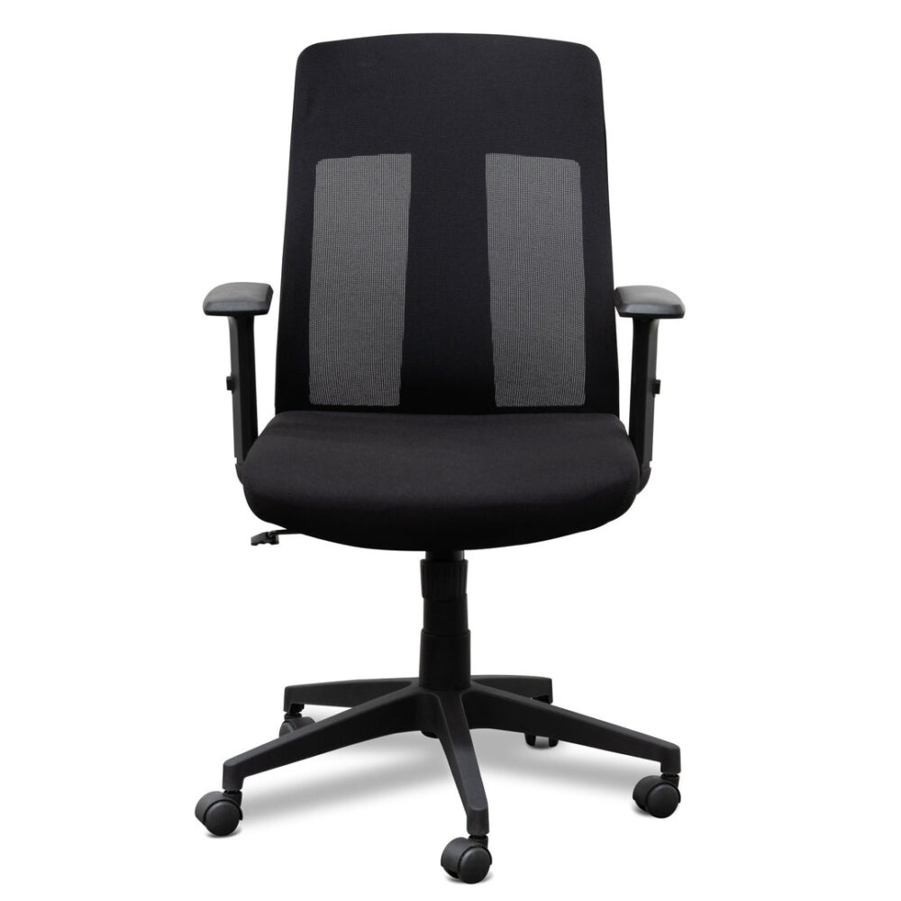 Benson Mesh Office Chair - Black - Image 2