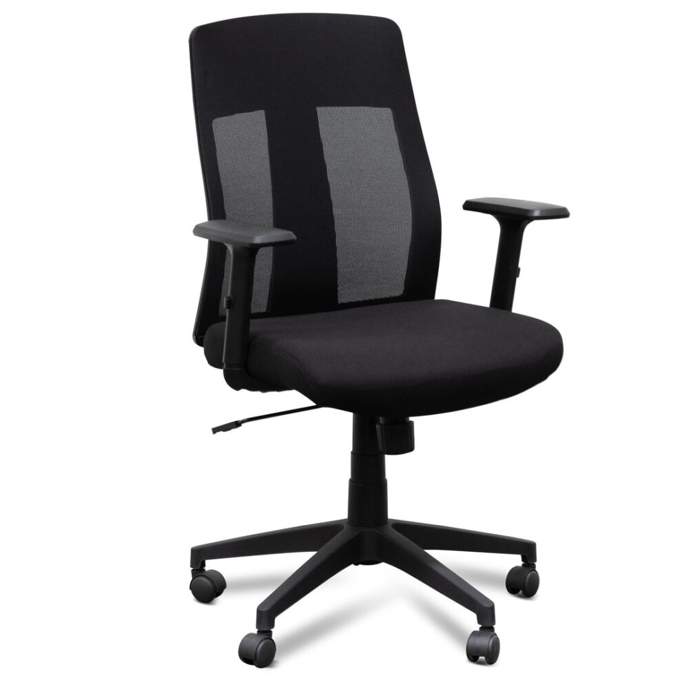 Benson Mesh Office Chair - Black - Image 3
