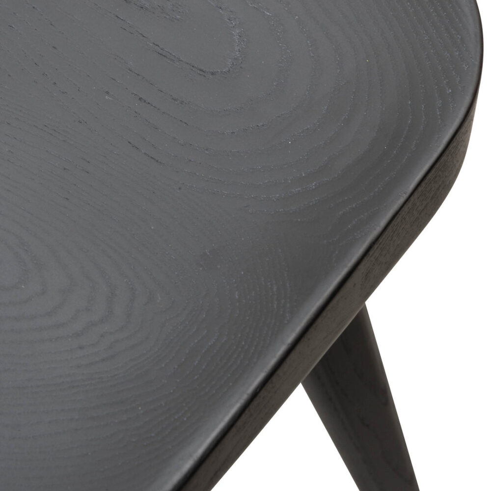 Set of 2 - Bethan 65cm Wooden Bar stool - Black - Image 5