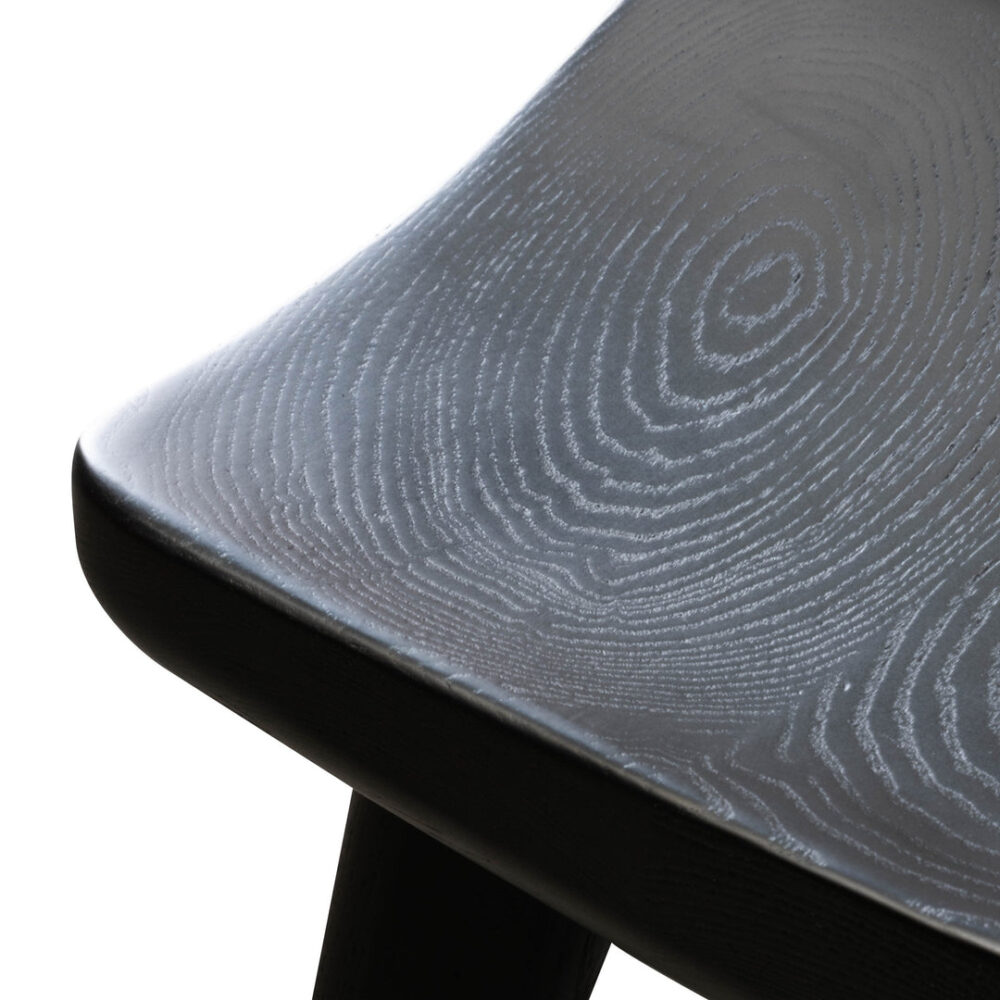 Set of 2 - Bethan 65cm Wooden Bar stool - Black - Image 6