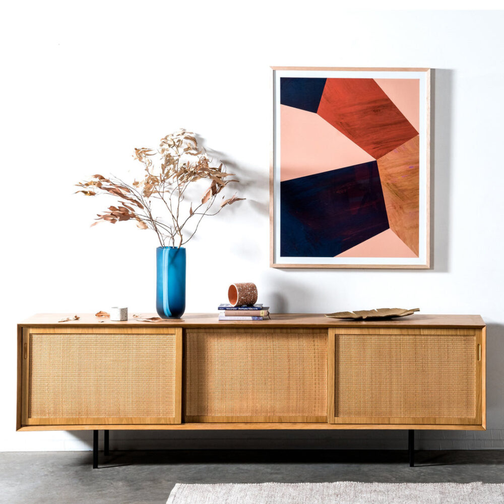 Bolton 2.2m Wooden TV Unit - Natural - Image 12