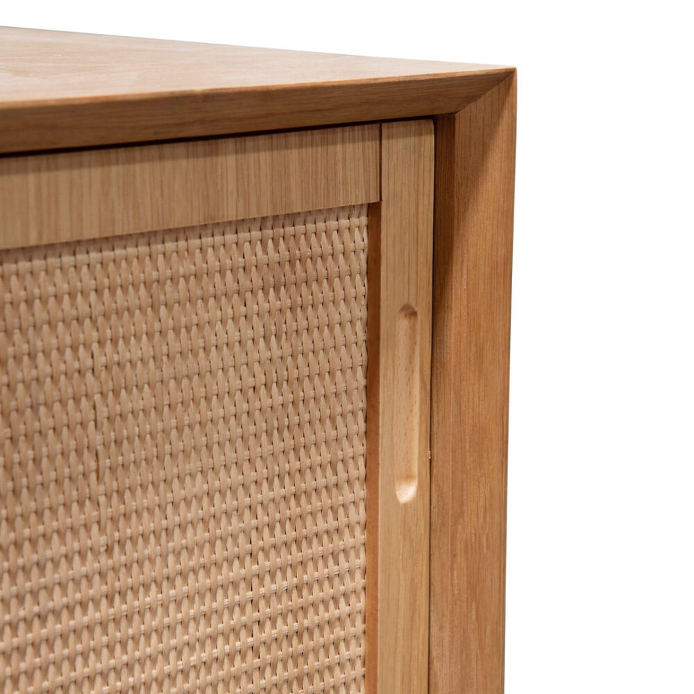 Bolton 2.2m Wooden TV Unit - Natural - Image 9