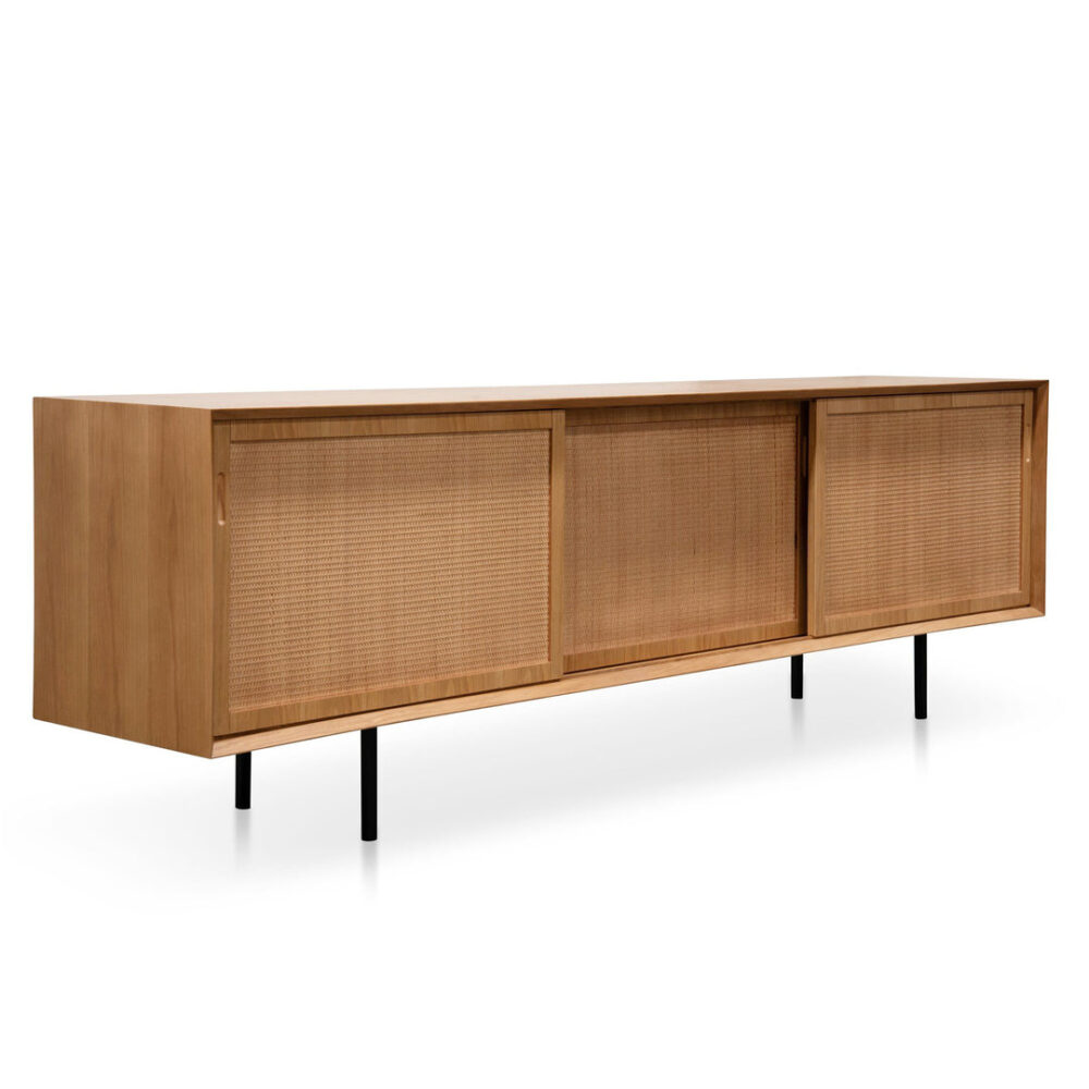 Bolton 2.2m Wooden TV Unit - Natural - Image 11