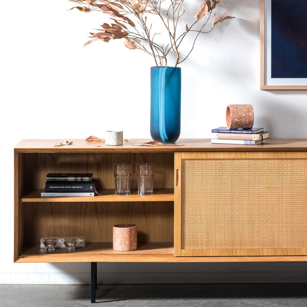 Bolton 2.2m Wooden TV Unit - Natural - Image 13