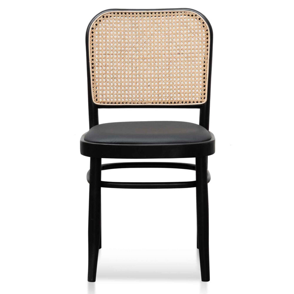 Set of 2 - Bonilla Dining Chair - Black - Image 3