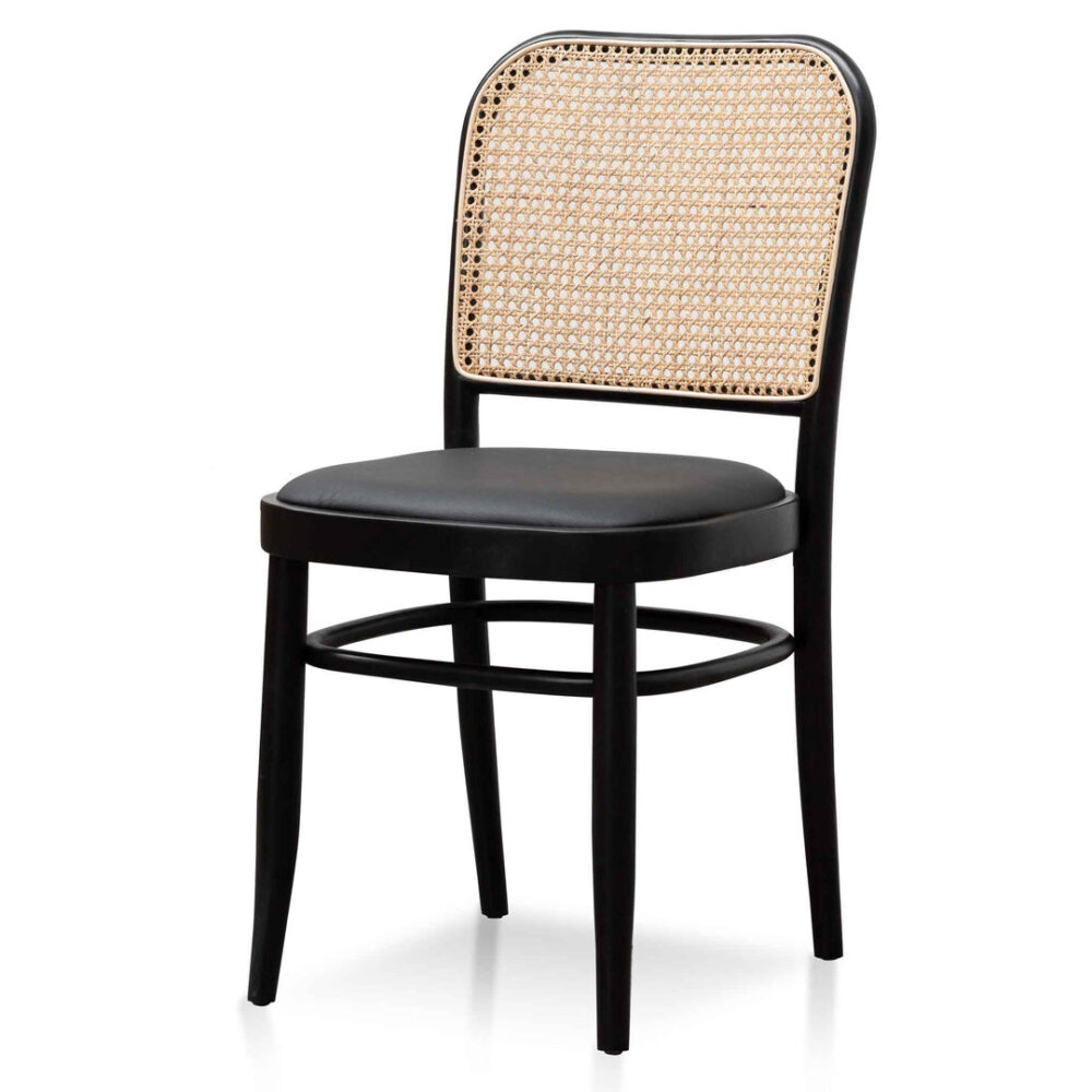 Set of 2 - Bonilla Dining Chair - Black - Image 2