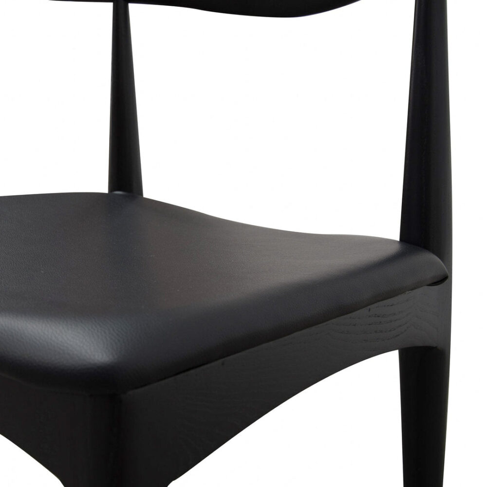 Set of 2 - Henrik Dining Chair - Full Black - Image 6