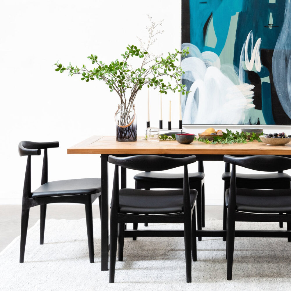 Set of 2 - Henrik Dining Chair - Full Black - Image 9