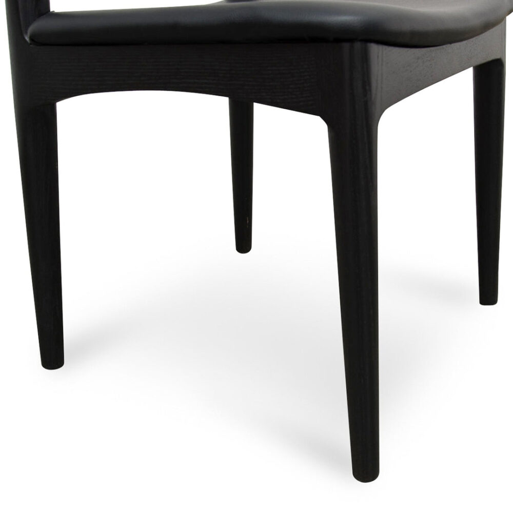 Set of 2 - Henrik Dining Chair - Full Black - Image 8